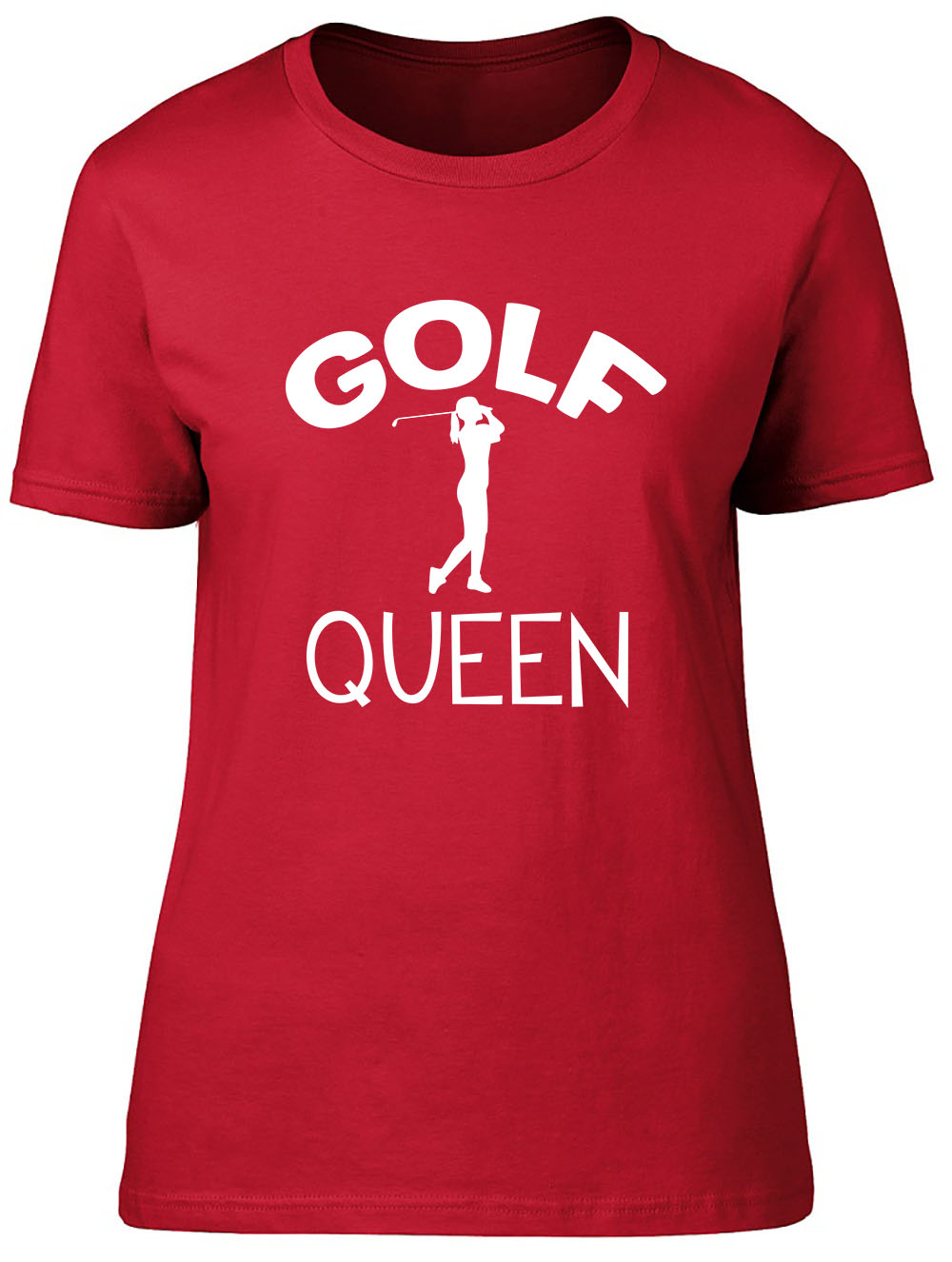Golf Queen Fitted Womens Ladies T Shirt eBay